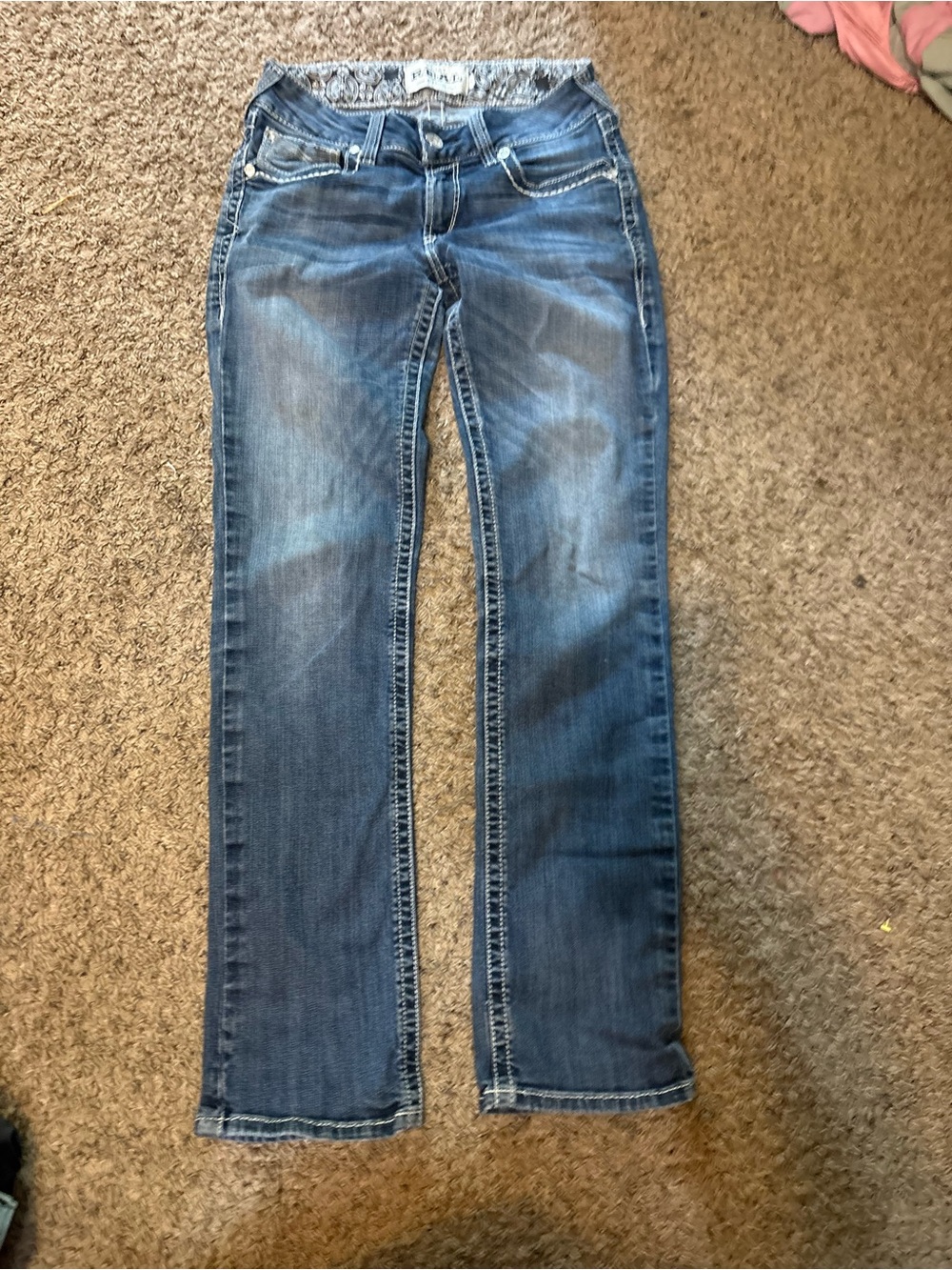 Ariat Women's Blue Straight-Leg Jeans